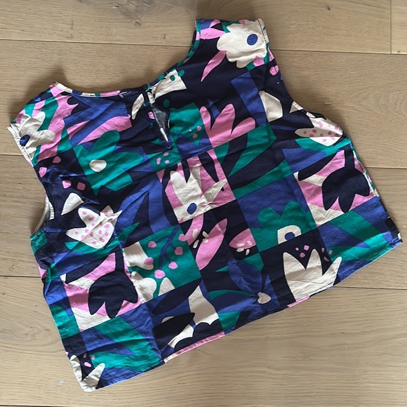 PRINCESS HIGHWAY Linen blend Suki Sleeveless Cropped Blouse Top - Picture 10 of 14